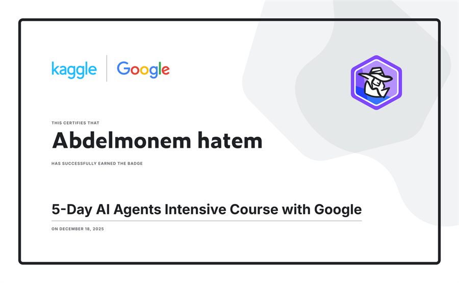 5-Day AI Agents Intensive Course with Google